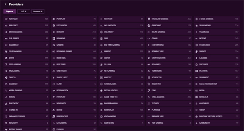 Malina Software Providers