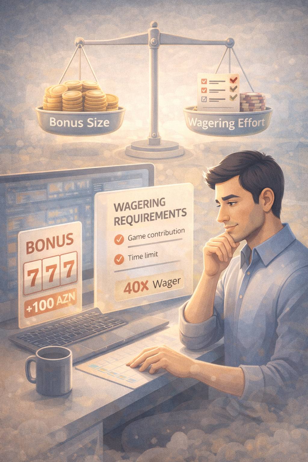 azerbaijan wagering requirements illustration