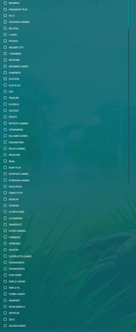 22Bet Casino Game Providers