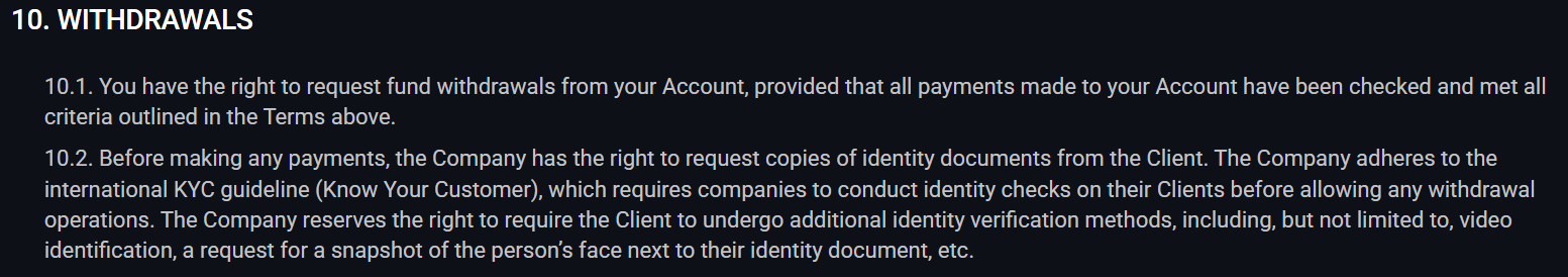 PinUp Casino Withdrawals