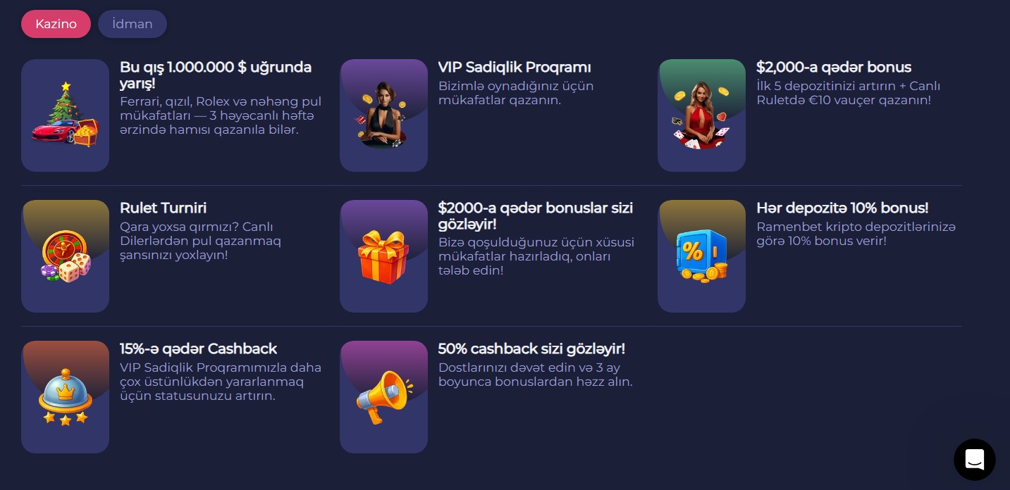 Ramenbet Casino Bonuses Shot